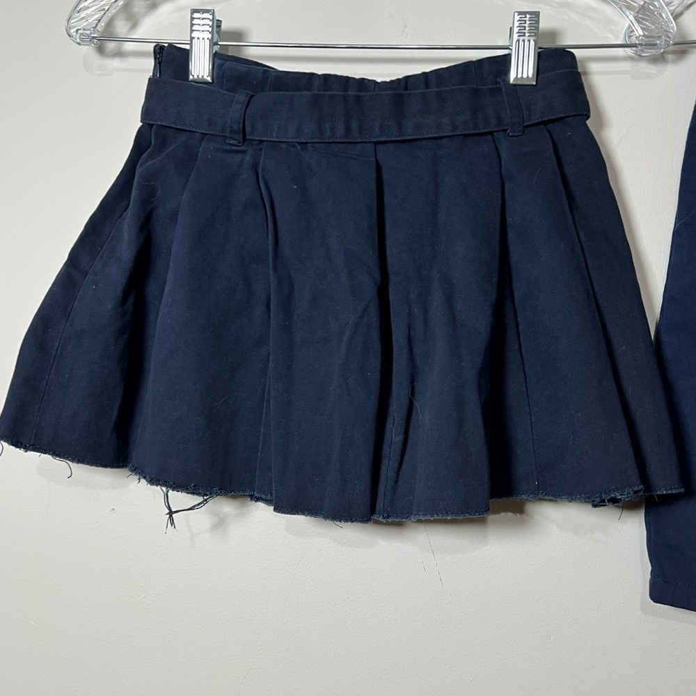 Kids Navy Blue Skirt & Shorts Bundle - Picture 3 of 9